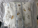 十月结晶婴儿抱被春秋棉襁褓宝宝产房包被四季通用薄夹棉 夏日海岸90*90 实拍图