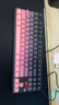 狼蛛（AULA）F87ProV2客制化无线机械键盘电竞游戏专用  蓝牙/2.4G/有线三模连接全键热插拔gasket结构办公键盘 F87ProV2大宗师版【焦糖拿铁轴】黑莓粉侧刻 实拍图
