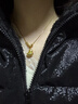 世纪缘珠宝古法黄金吊坠女999足金三花萌马珐琅点睛吊坠送女友礼物 3.91g三花萌马吊坠【绿】 实拍图