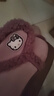 Hello Kitty童鞋女童雪地靴加绒棉鞋儿童冬季宝宝保暖毛绒棉靴6806紫色28 实拍图