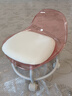 亚克力小凳子静音带万向轮儿童学步凳网红小椅子滑轮矮凳浴室凳 颜色随机【活动款】 实拍图