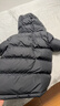 保姆鹅  【风墙】儿童羽绒服宝宝中长款护脸加厚外套保暖童装[NG2664] 炭黑 120 实拍图