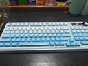 狼蛛（AULA）S99无线蓝牙有线三模键盘机械手感 游戏电竞专用 99键 RGB背光拼色静音键盘鼠标套装mac电脑键盘 S99Pro星云冰蓝【多功能显示屏】三模RGB 实拍图