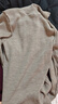 优衣库女装精纺美利奴羊毛罗纹两翻领针织衫/长袖毛衣478337 31 米色 M 实拍图