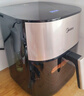 美的（Midea）空气炸锅免翻面双旋钮家用大容量5.3L多功能空气炸锅蒸烤一体热风循环金属内腔 MF-KZE535J5 实拍图