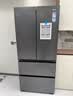 海尔（Haier）475升山茶花全空间保鲜594mm超薄零嵌入式十字电冰箱家用一级能效BCD-475WGHTD1BGZU1国家补贴20% 实拍图