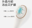 世喜儿童牙刷1-2-3岁婴幼儿宝宝超细软毛牙刷口腔清洁训练乳牙刷2支装 实拍图