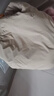 圣保美连帽大毛领羽绒棉服女装2025冬季新款韩版棉衣外套加厚工装派克服 卡其色 M 实拍图
