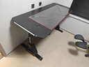 傲风A4Pro电竞桌实木电动升降办公电脑书桌子国家补贴黑带灯1.6*0.7m 实拍图