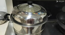 苏泊尔SUPOR 蒸锅真味鲜不锈钢双层复底26cm蒸鱼锅加高锅盖蒸笼EZ26BS04 实拍图