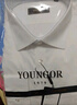 雅戈尔（YOUNGOR）长袖衬衫男DP免烫衬衫纯棉面料抗皱易打理新品 YLDP10171BJA白色 41 实拍图