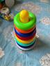 MKBIBI叠叠乐婴儿套圈玩具早教不倒翁彩虹套圈环积木1-3岁生日礼物 实拍图