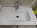 JNACMOO洗手盆单盆洗漱盆一体陶瓷盆洗脸盆洗面盆家用柜盆洗手池卫生间 81*48单盆送下水胶 【智洁釉面】 实拍图