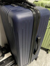 梵地亚行李箱男大容量24英寸万向轮拉杆箱航空旅行箱包密码箱女皮箱子蓝 实拍图