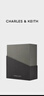 CHARLES&KEITH【单拍不发货】2025限定日常礼盒 30*24*12cm 可做书立 黑灰色 实拍图