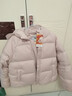 森马（Semir）羽绒服女冬90绒子短款三防花苞帽25高蓬防风连帽外套109725113028 实拍图