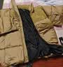 京东京造冬季运动户外羽绒服男士立领三防面包短款羽绒外套 砂金色 XXXL 实拍图