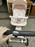 丸丫T6-2遛娃神器高景观婴儿推车可坐可躺轻便折叠可换向千禧粉PLUS 实拍图