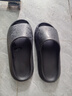 稻草人椰子拖鞋男女抗菌踩屎感居家用室内户外穿特大码防滑凉拖黑 42-43 实拍图
