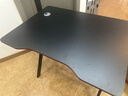 奥伦福特  电脑桌台式家用电竞游戏桌办公书桌简约书房写字桌子 碳纤维纹路单桌-80*60 升级款电竞桌 实拍图