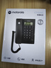 摩托罗拉（Motorola）电话机座机 蓝色背光 显示清晰 免提免打扰 桌墙两用 家用办公 有绳固定电话机 CT220黑色 实拍图