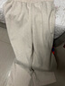 伊芙丽（eifini）朱珠代言简约百搭高包容度休闲针织直筒长裤秋季新款通勤女下装 燕麦色 春秋常规版 L /120-130斤 实拍图