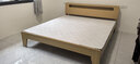 图柔【顺丰闪发】床实木床现代简约双人床主卧大床单人床出租床 单床+5CM床垫 1.8*2米 框架结构 实拍图