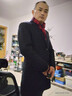 雅鹿毛呢大衣男士中长款风衣男商务休闲呢子大衣加厚爸爸装 黑色170 实拍图