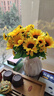 盛世泰堡 向日葵仿真花插花装饰塑料绢花假花客厅餐厅场景布置道具3束装 实拍图
