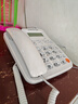 中诺（CHINO-E）W520电话机座机固定电话家用办公老人免提通话来电显示普通款大铃声款 普通版白色 实拍图