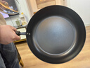 阎铁匠章丘平底锅煎锅无涂层家用铁锅烤肉煎锅牛排锅煎蛋锅老式熟铁28cm 实拍图