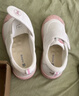牧童幼儿园鞋春秋款室内鞋男童防撞学步鞋女宝宝小白鞋 白桃粉1 29 实拍图