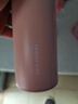 炊大皇保温杯 316L医用级不锈钢茶水分离商务便携智能保温杯 粉色 490ml 实拍图