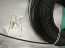 山泽皮线光纤线光缆 蝶形室外单模双芯入户宽带线FTTR组网 2芯3钢丝光缆 黑色100米 FH23-100H 实拍图