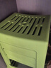 茶花（CHAHUA）塑料凳子时尚创意椅凳加厚方凳弧形塑料条纹高凳可叠加 【绿色】条纹高凳 46.6cm 【10个装】 实拍图