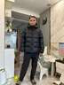 迪桑特（DESCENTE）迪桑特SKI STYLE系列HEAT NAVI男士短款亮面保暖羽绒服 BK-黑色 2XL (185/104A) 实拍图
