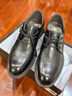 百丽英伦风商务皮鞋男士2026新款春季牛皮革通勤正装皮鞋A2297AM6 黑色 42 实拍图