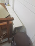 椅子实木凳子家用餐凳可叠放板凳餐桌凳子中式收纳凳简易圆凳子 全实木【胡桃色】 实拍图