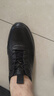 骆驼（CAMEL）男士套脚快穿牛皮商务休闲运动皮鞋 G14A220724 黑色 42 实拍图