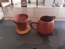 宜兴紫砂公道杯带茶滤一体茶漏过滤网手工原矿大红袍茶海分茶器 实拍图