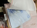 水星家纺四件套床上纯棉100%a类全棉透气床单被套双人1.8米×2米床蓝玫瑰家居馆 实拍图
