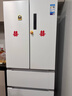 美的（Midea）508L法式四开门冰箱双系统循环一级能效除菌净味风冷大容量以旧换新白色BCD-508WTPZM(E) 国家补贴 实拍图