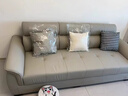 欢合居北欧猫抓皮沙发2025新款小户型直排贵妃直排三四人位真皮沙发客厅 雪尼尔棉麻+竹炭海绵坐垫 单人位110CM 实拍图