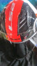LS2摩托车头盔男女士半覆式安全帽子复古个性电动车四季半盔OF562 特白/红探险家 XXXXL（建议64-65头围） 实拍图