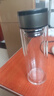 【京东物流配送】高硼硅双层玻璃杯大容量泡茶杯水杯子茶水分离杯 【双层加厚】茶杯350ml1只 实拍图