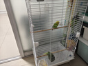 贝初众鸟笼鹦鹉专用鸟笼子大号生态别墅带洗澡站架鸟窝八哥虎皮鸟笼用品 珍珠白-新升级钻号套餐7件套 养鸟人的必备鸟笼 加高加密加固款 【大空间不拘束】 晒单实拍图