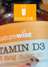 自然薇萃（naturewise）阳光瓶维生素D3软胶囊5000IU 活性vd3男女备孕成人补钙360粒/瓶 实拍图