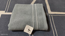 金号毛巾 纯棉洗脸巾吸水纯色加厚面巾 灰色76*34.5cm 130g 实拍图