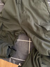 Homlean美式机能伞兵工装裤男秋冬加绒保暖阔腿休闲加厚长裤S6603军绿M 实拍图