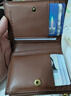 CHARLES&KEITH质感纯色包包女包多卡位短款钱包女士生日情人节礼物CK6-10680907 Chocolate巧克力色 XXS 实拍图